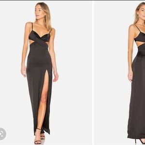 Lovers and Friends Silk Cutout Savannah Gown